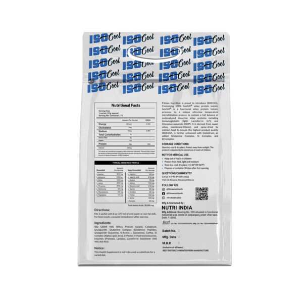 ISOCOOL (Isolate Protein,75  Sachet Serving) - Image 8