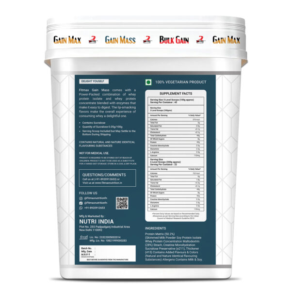 Gain Mass 4.5Kg (Bucket) - Image 5